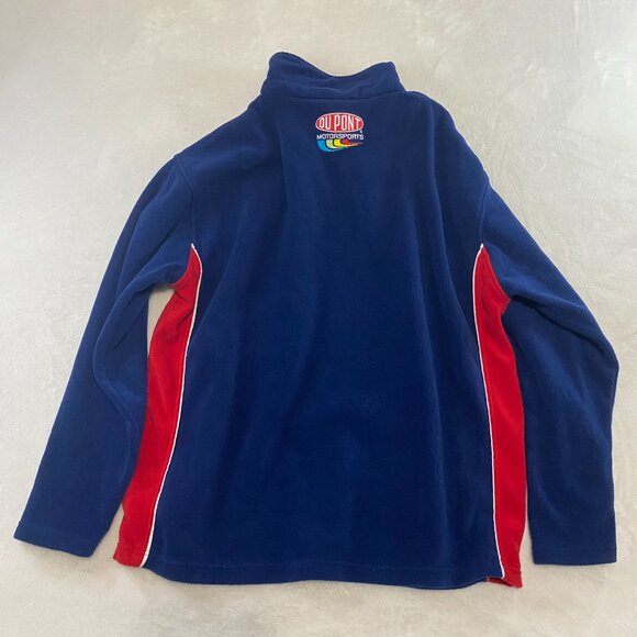 VTG JEFF GORDON DUPONT XL WINNERS CIRCLE PULL OVER FLEECE COLORFUL EMBROIDERED - Picture 6 of 10